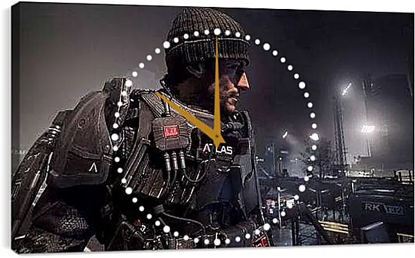Часы картина - Call Of Duty: Advanced Warfare