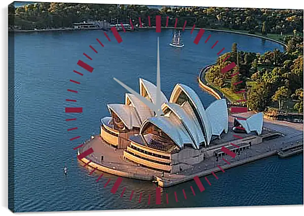 Часы картина - Сиднейский оперный театр 1. Австралия