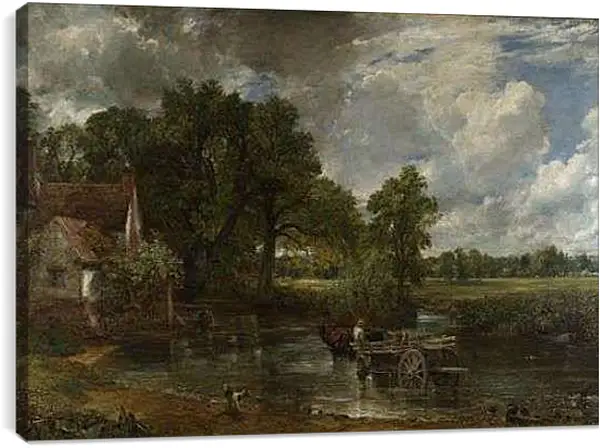 Постер на подрамнике - The Hay Wain. Джон Констебл