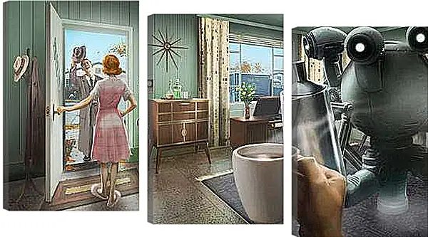 Модульная картина - Fallout 4