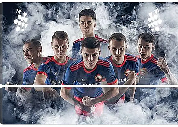 Модульная картина - Молодёжка. ФК ЦСКА Москва. FC CSKA Moscow
