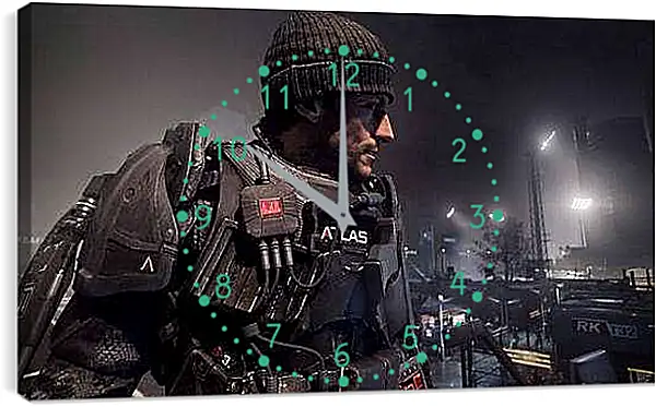 Часы картина - Call Of Duty: Advanced Warfare