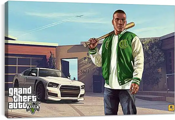 Постер на подрамнике - Grand Theft Auto V