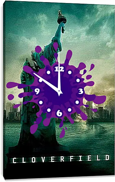 Часы картина - Статуя Свободы фэнтези
