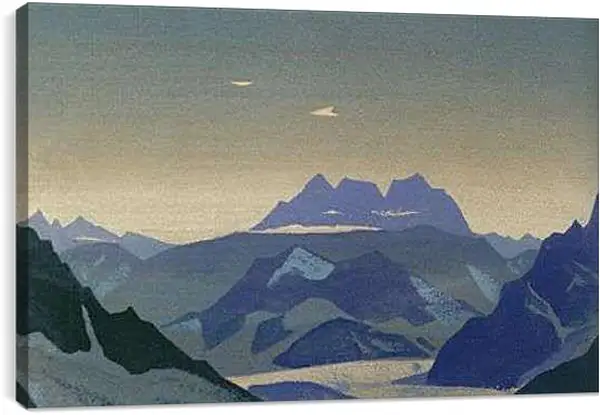 Постер на подрамнике - Исток Инда. Рерих Николай