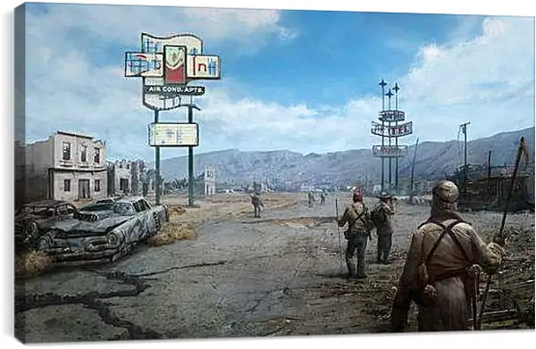 Постер на подрамнике - Fallout: New Vegas