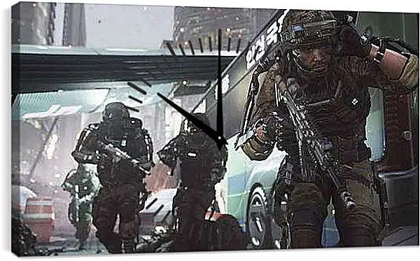 Часы картина - Call Of Duty: Advanced Warfare