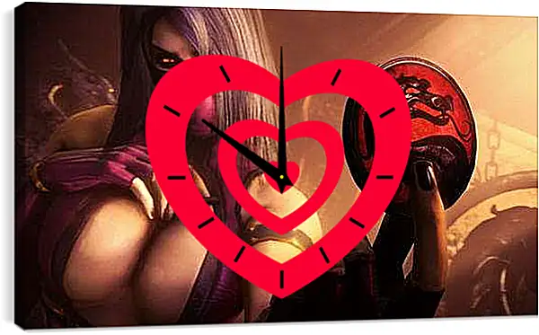 Часы картина - Mortal Kombat
