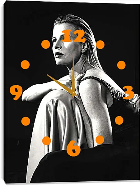 Часы картина - Ким Бейсингер. Kim Basinger