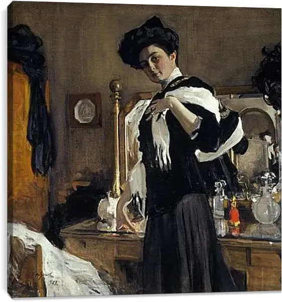 Постер на подрамнике - Портрет Г. Валентин Александрович Серов