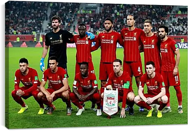 Постер на подрамнике - Фото перед матчем ФК Ливерпуль. FC Liverpool