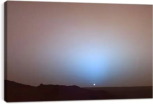 Постер на подрамнике - Закат солнца