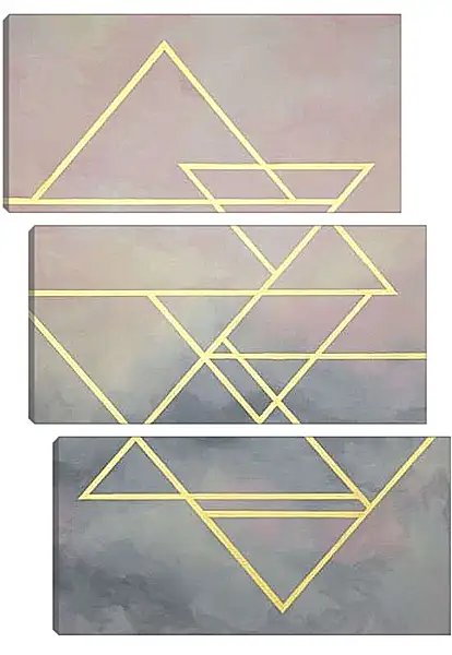 Модульная картина - Abstraction geometry. Mari Dein