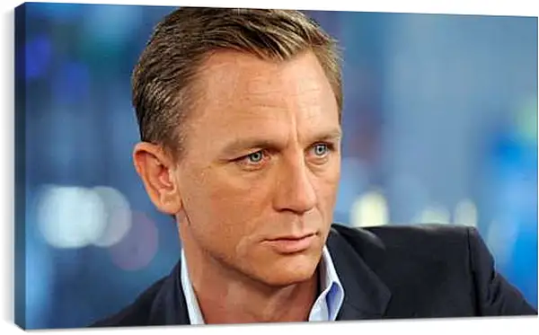 Постер на подрамнике - Дэниел Крейг. Daniel Craig
