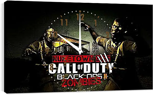 Часы картина - Call Of Duty: Black Ops II