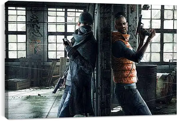 Постер на подрамнике - Watch Dogs