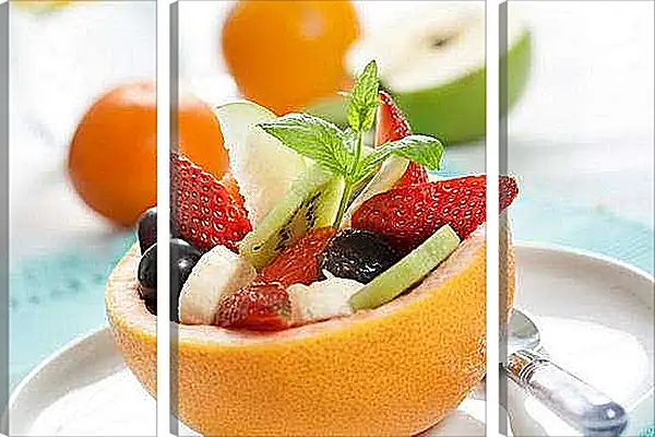 Модульная картина - Фруктовый салат. Фруктовое Настроение.