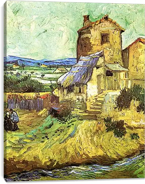 Постер на подрамнике - The Old Mill. Винсент Ван Гог