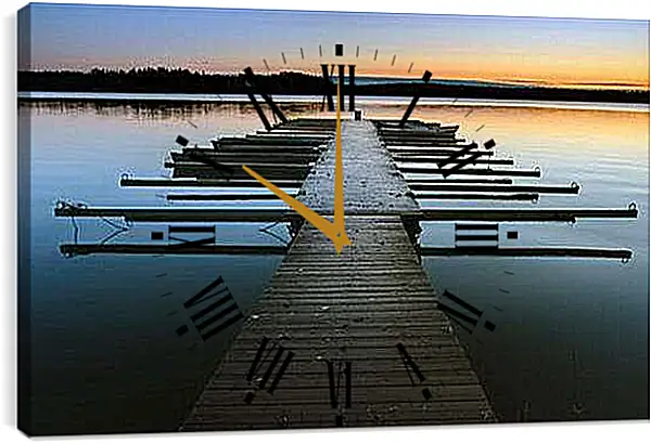 Часы картина - Вода