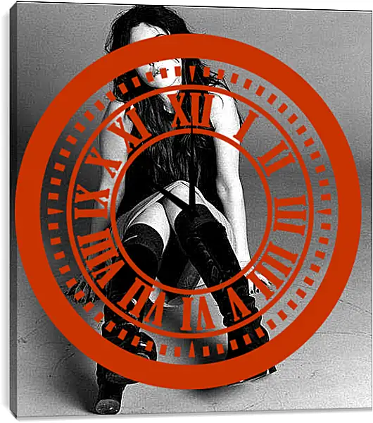 Часы картина - Моника Беллуччи (Monica  Bellucci)