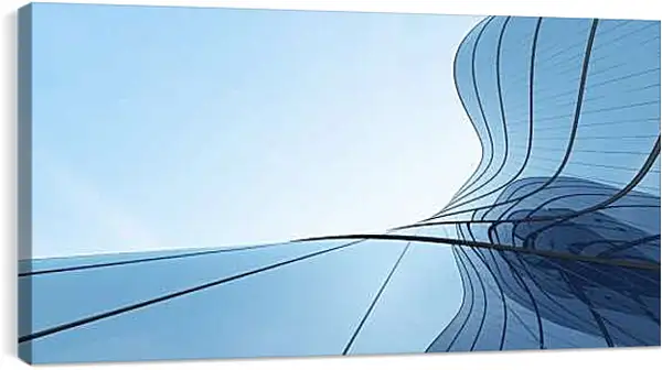 Постер на подрамнике - Время и стекло 2