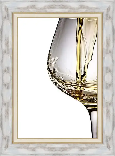 Картина в раме - Бокал бренди. Вкус Жизни.