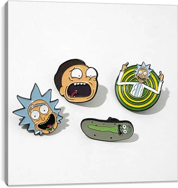 Постер на подрамнике - Рик и Морти