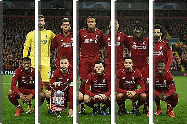 Модульная картина - Фото перед матчем ФК Ливерпуль. FC Liverpool
