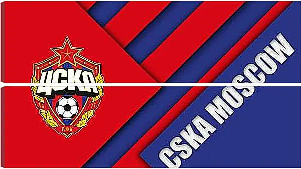 Модульная картина - Эмблема ФК ЦСКА Москва