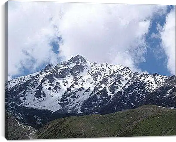 Постер на подрамнике - Горы Алмааты