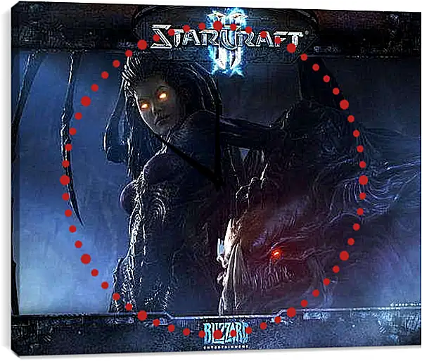 Часы картина - Starcraft