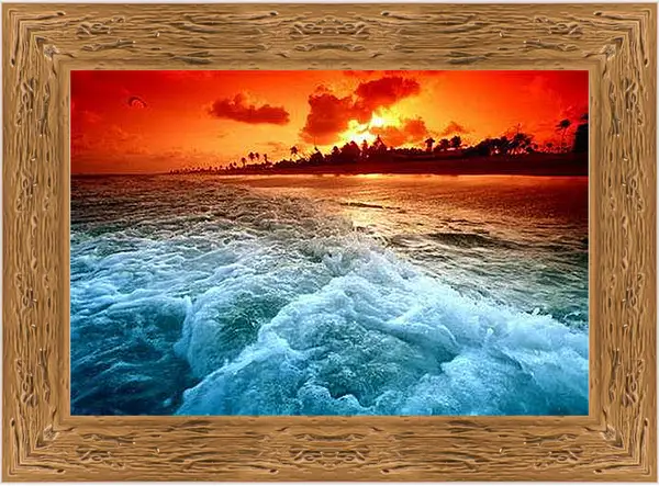 Картина в раме - Вода