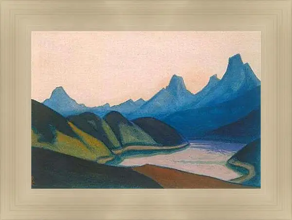 Картина в раме - Китай. Рерих Николай