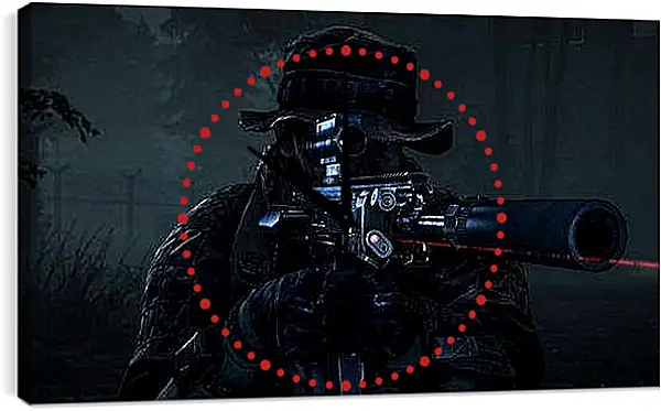 Часы картина - Battlefield 4