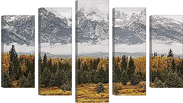 Модульная картина - Зима