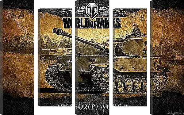 Модульная картина - World Of Tanks