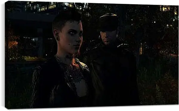 Постер на подрамнике - Watch Dogs