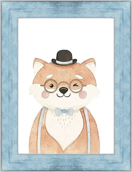 Картина в раме - Лис