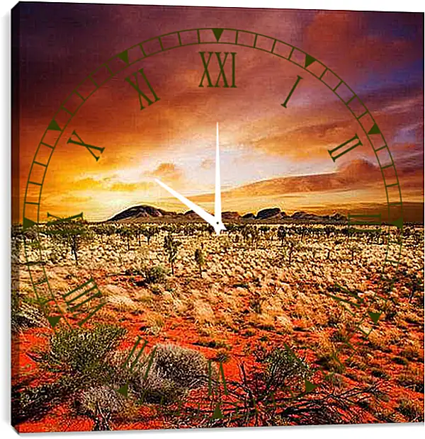 Часы картина - Природа