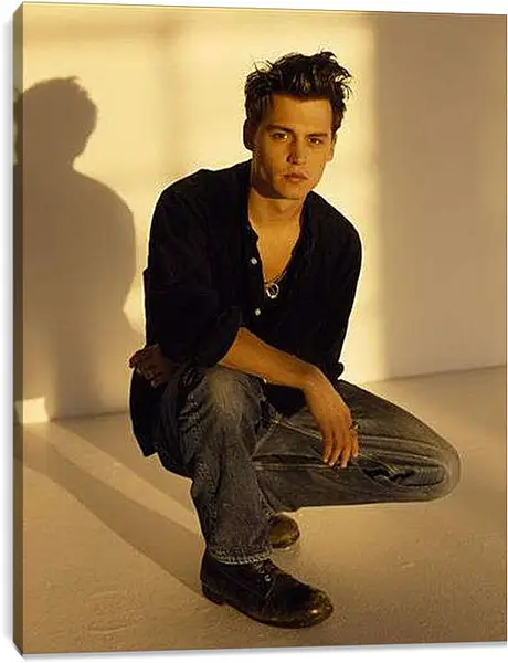 Постер на подрамнике - Johnny Depp - Джонни Депп
