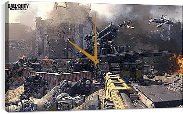 Часы картина - Call Of Duty: Black Ops III