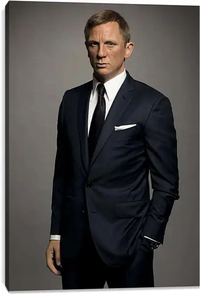 Постер на подрамнике - Дэниел Крейг. Daniel Craig