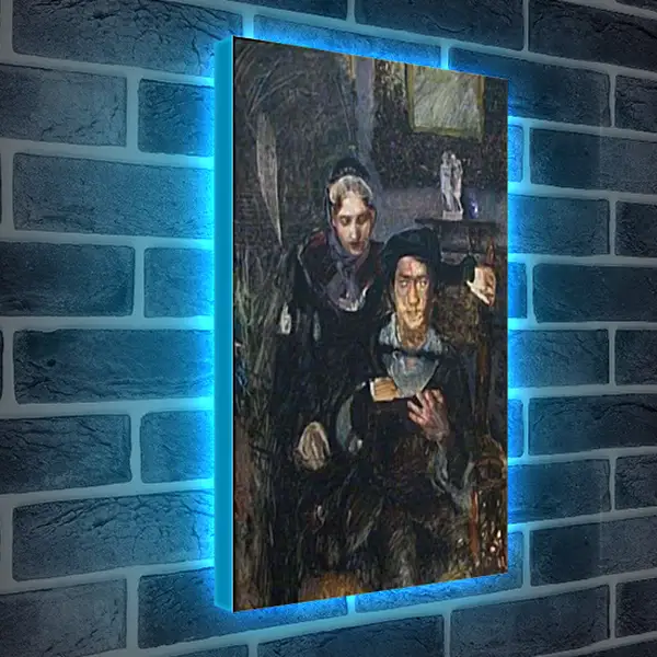 Лайтбокс световая панель - Гамлет И Офелия. Врубель Михаил