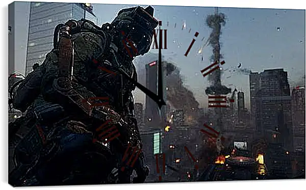 Часы картина - Call Of Duty: Advanced Warfare