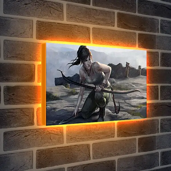 Лайтбокс световая панель - Tomb Raider