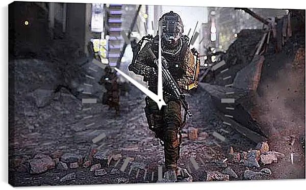 Часы картина - Call Of Duty: Advanced Warfare