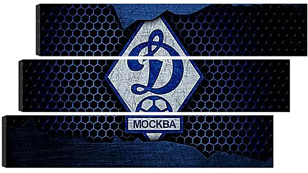 Модульная картина - Эмблема ФК Динамо Москва