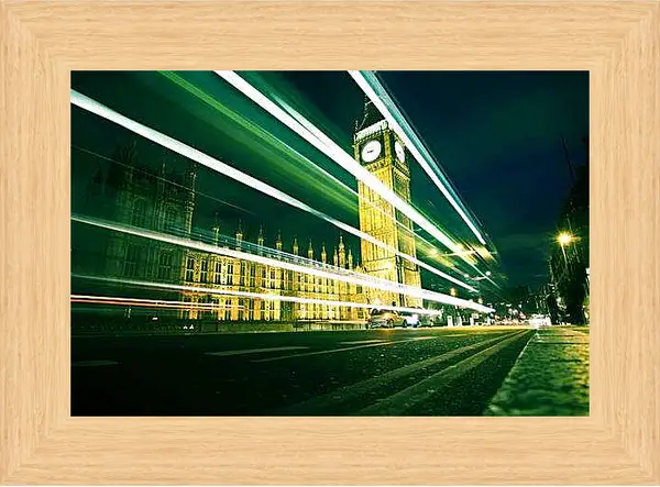 Картина в раме - Лондон. Биг-Бен.