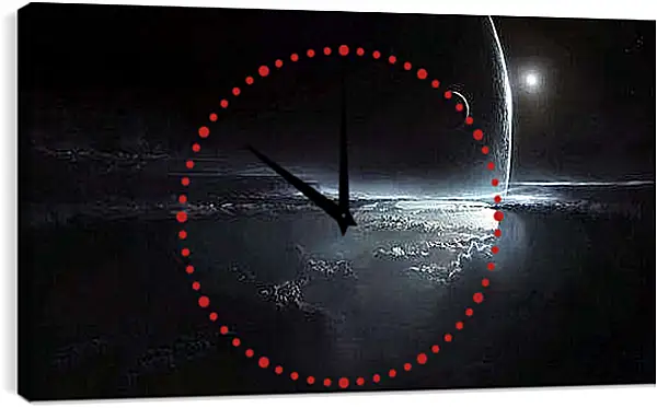 Часы картина - Планеты