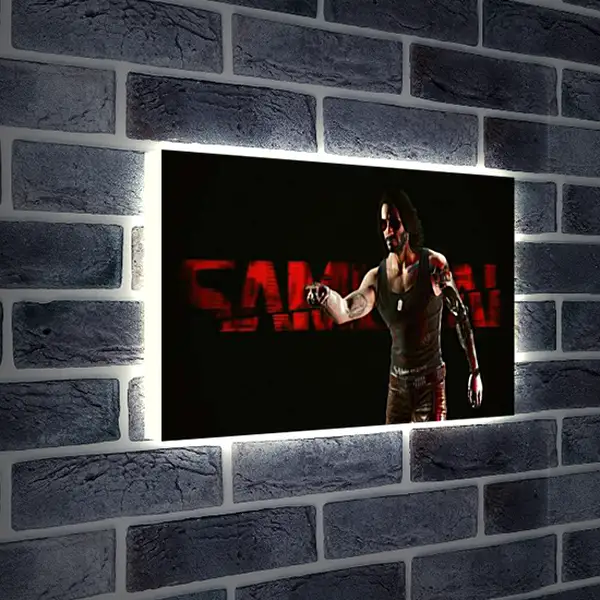 Лайтбокс световая панель - Cyberpunk 2077